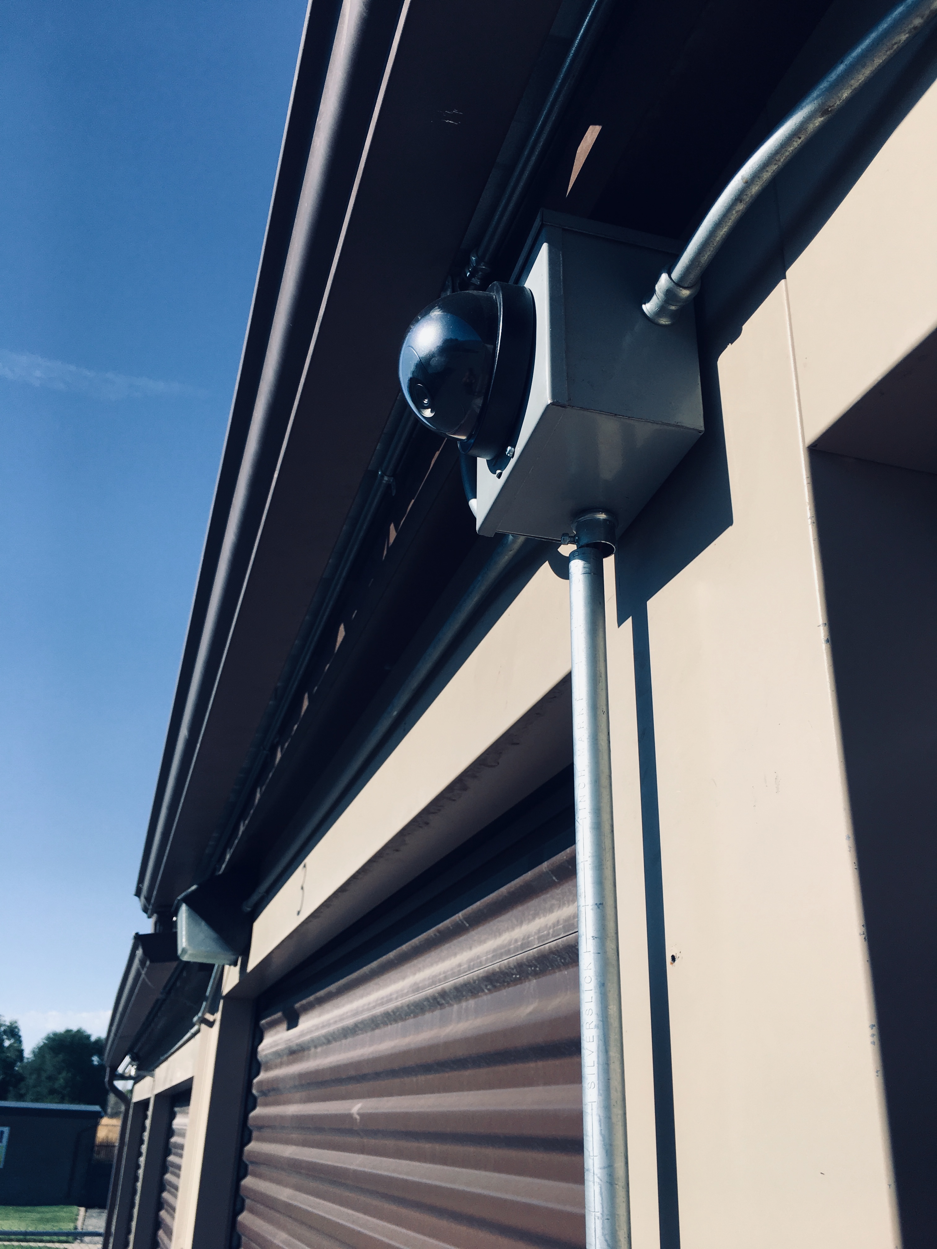 Security camera at Roy Storage