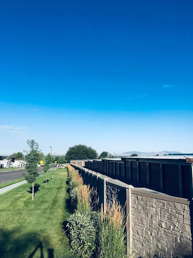 Landscaped Roy Storage grounds